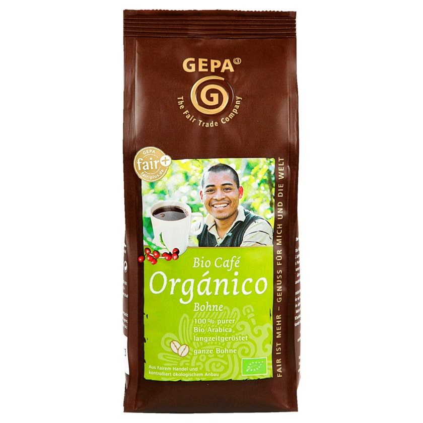 Gepa Bio Kaffee Organico Bohne 250g